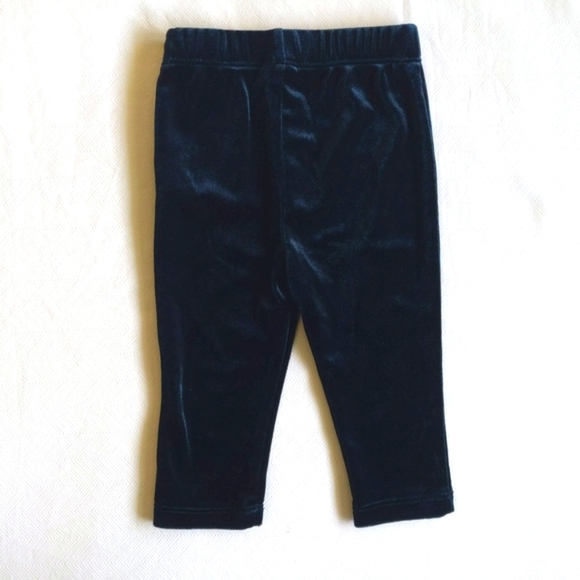 joe fresh navy crushed velvet dress with matching leggings 3-6 months baby girl - Picture 8 of 8